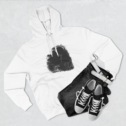 Elijah Peel Piano Silhouette Hoodie — Minimal Grunge Art Pullover