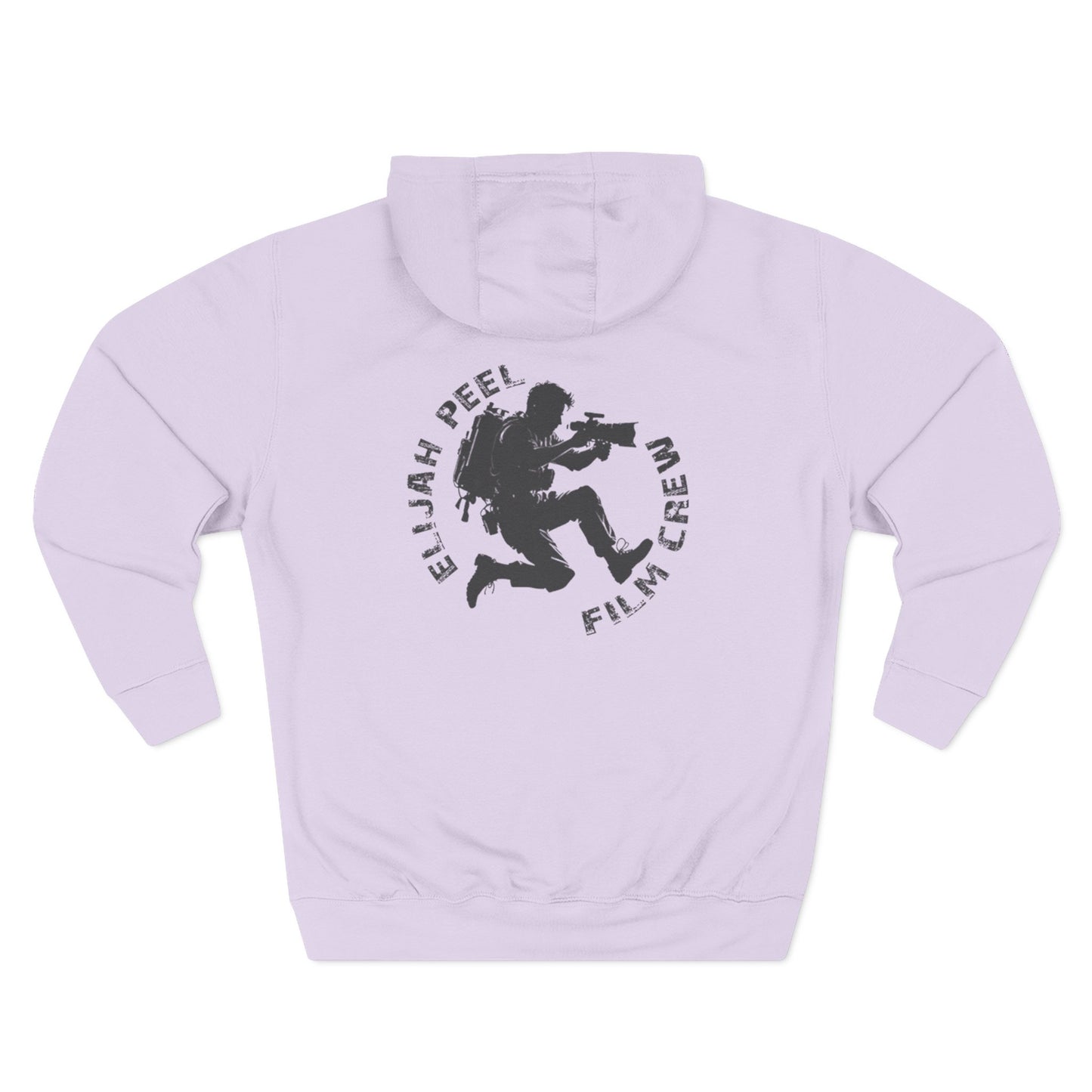 Film Crew Hoodie — "Elijah Peel" Camera Operator Graphic Fleece Hoodie