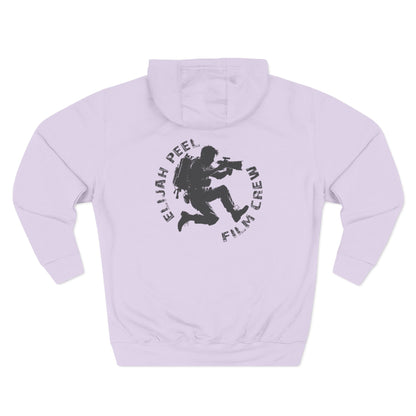 Film Crew Hoodie — "Elijah Peel" Camera Operator Graphic Fleece Hoodie