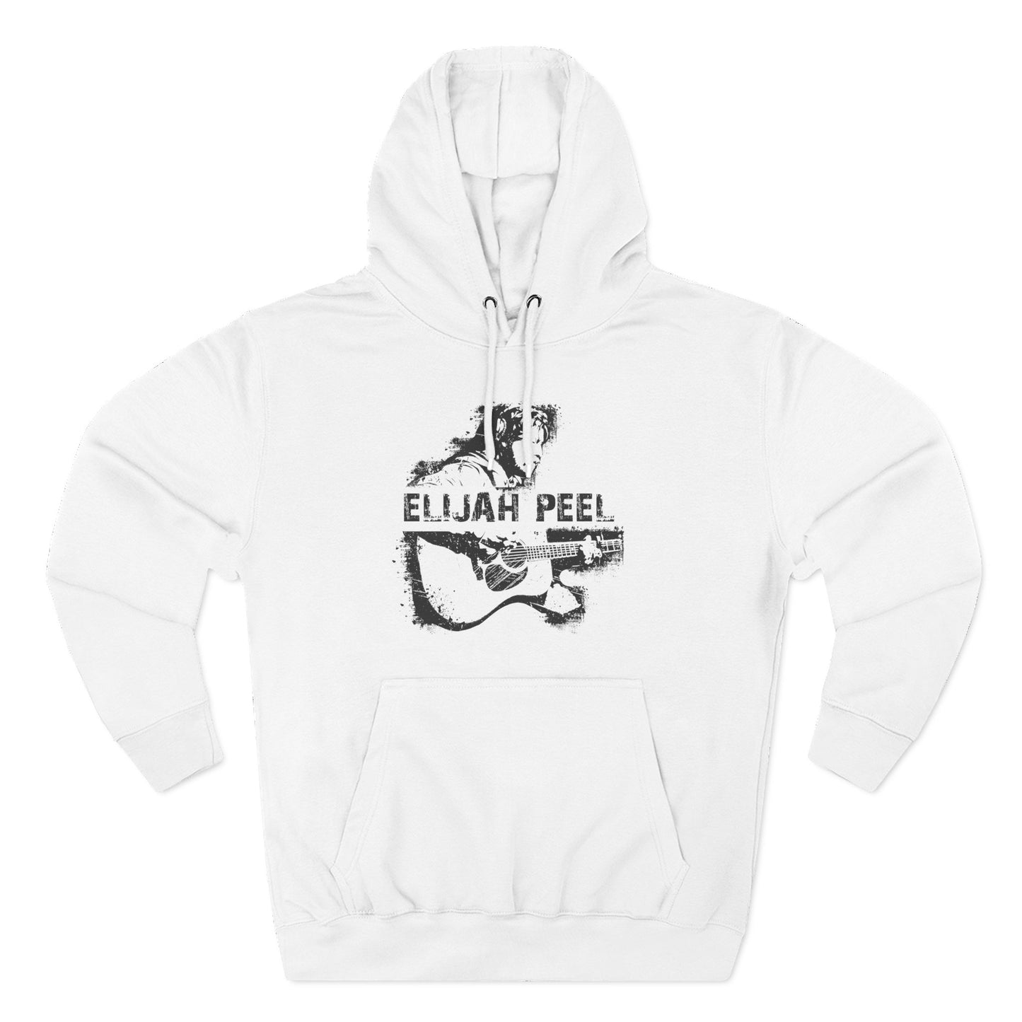 Elijah Peel Acoustic Guitar Hoodie — Vintage Musician Graphic Pullover