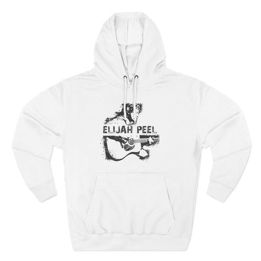 Elijah Peel Acoustic Guitar Hoodie — Vintage Musician Graphic Pullover