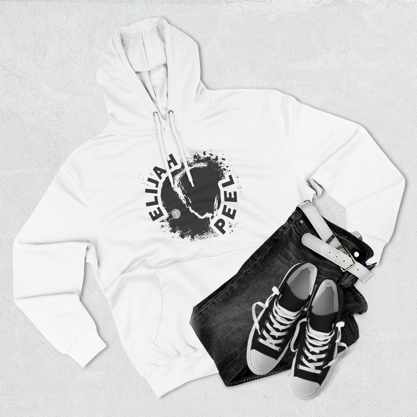 Elijah Peel Distressed Logo Hoodie