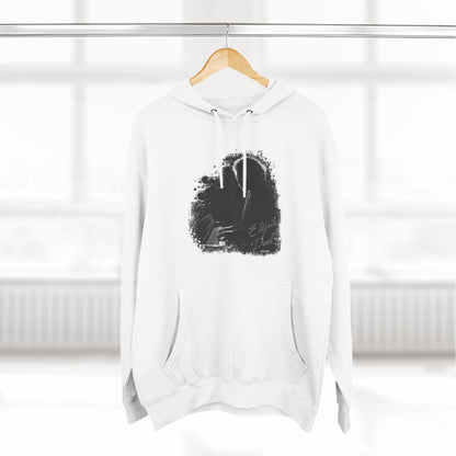 Elijah Peel Piano Silhouette Hoodie — Minimal Grunge Art Pullover