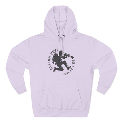 Elijah Peele Film Crew Hoodie — Vintage Camera Crew Logo Pullover