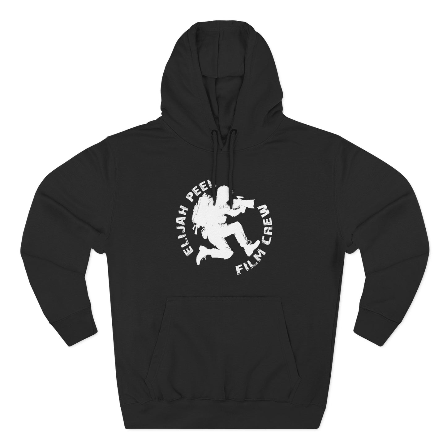 Elijah Peele Film Crew Hoodie — Vintage Camera Crew Logo Pullover