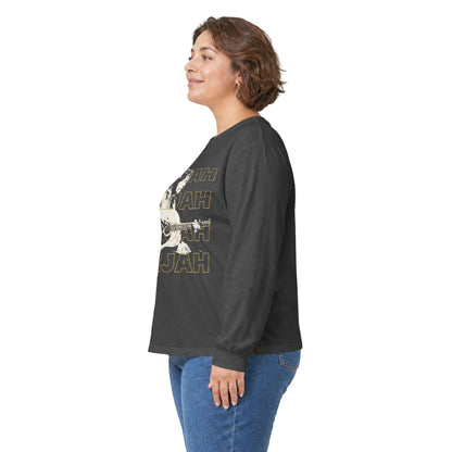Long Sleeve Tee — Retro 'Elijah' Graphic with Guitar (In Concert Aug 14, 2025)