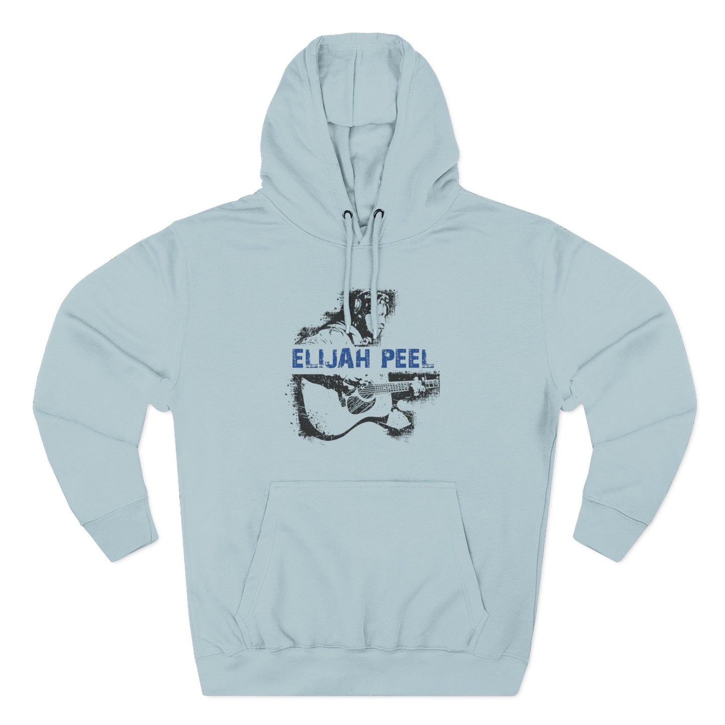 Elijah Peel Acoustic Guitar Hoodie — Vintage Musician Graphic Pullover