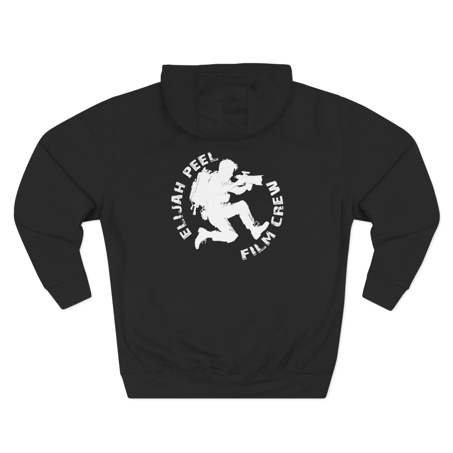 Elijah Peel Film Crew Hoodie — Three-Panel Fleece Crew Logo Hoodie