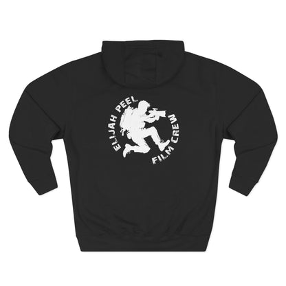 Elijah Peel Film Crew Hoodie — Three-Panel Fleece Crew Logo Hoodie