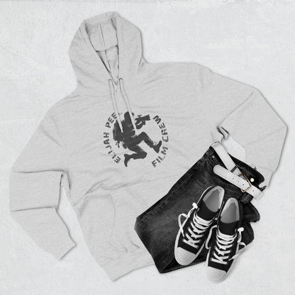 Elijah Peele Film Crew Hoodie — Vintage Camera Crew Logo Pullover