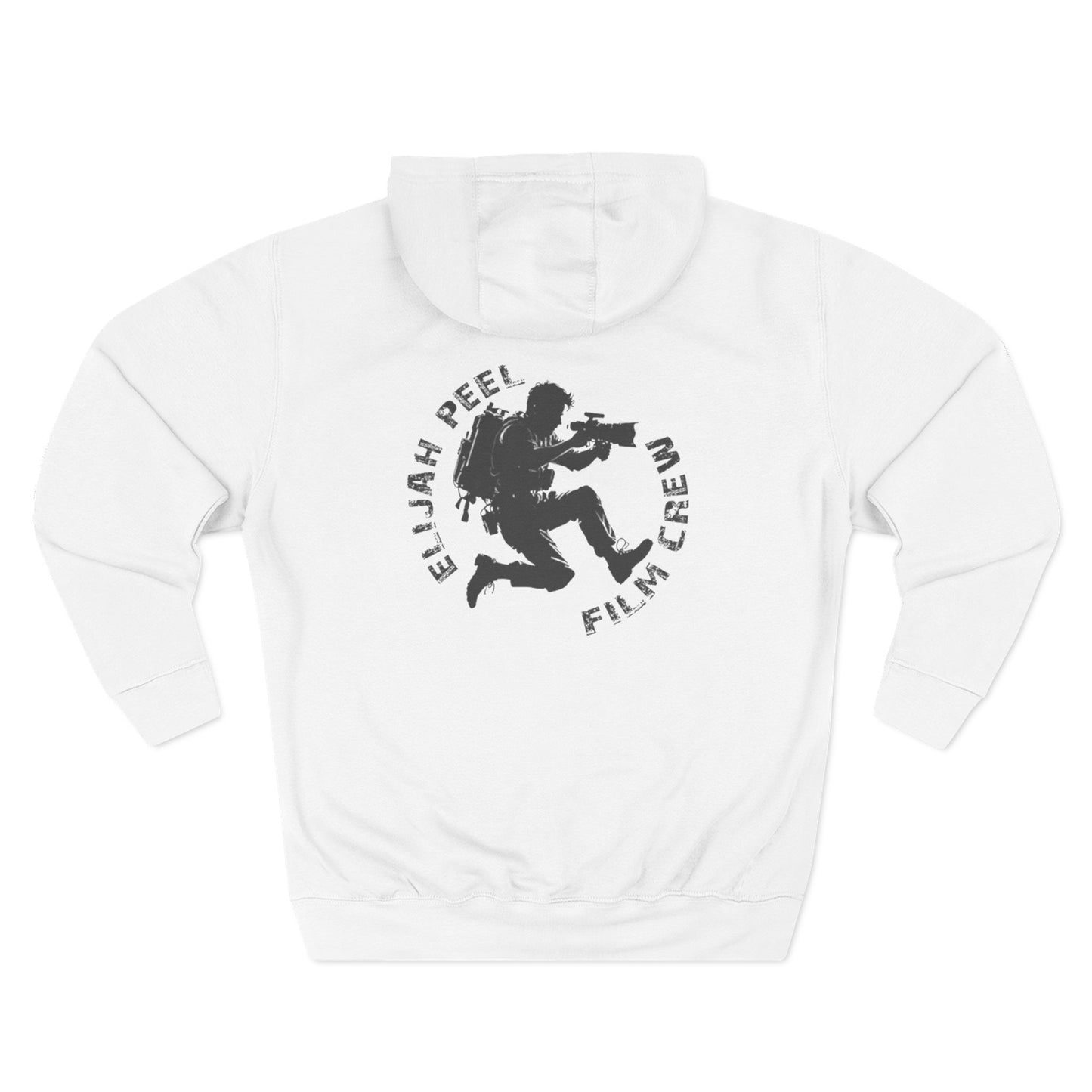 Film Crew Hoodie — "Elijah Peel" Camera Operator Graphic Fleece Hoodie