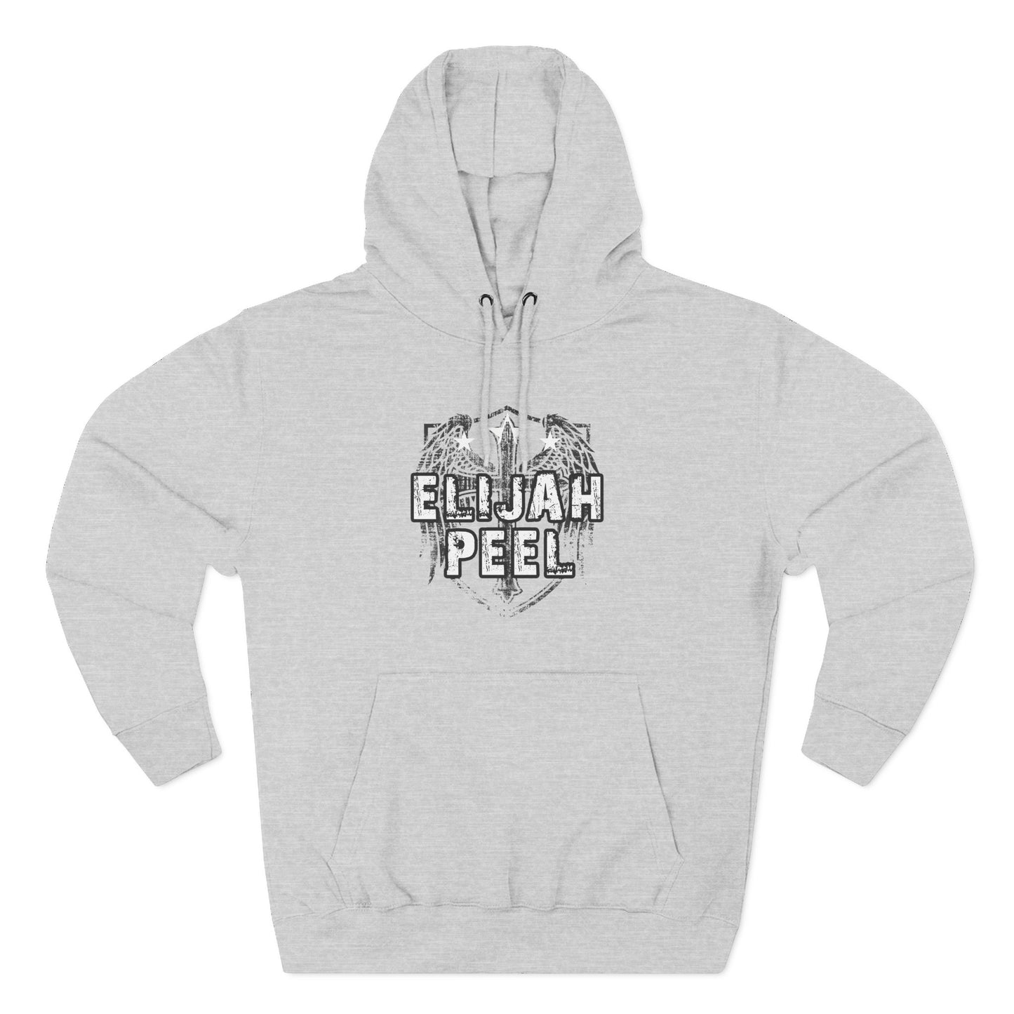 Elijah Peel Wings Hoodie — Vintage Sketch Rock Music Pullover