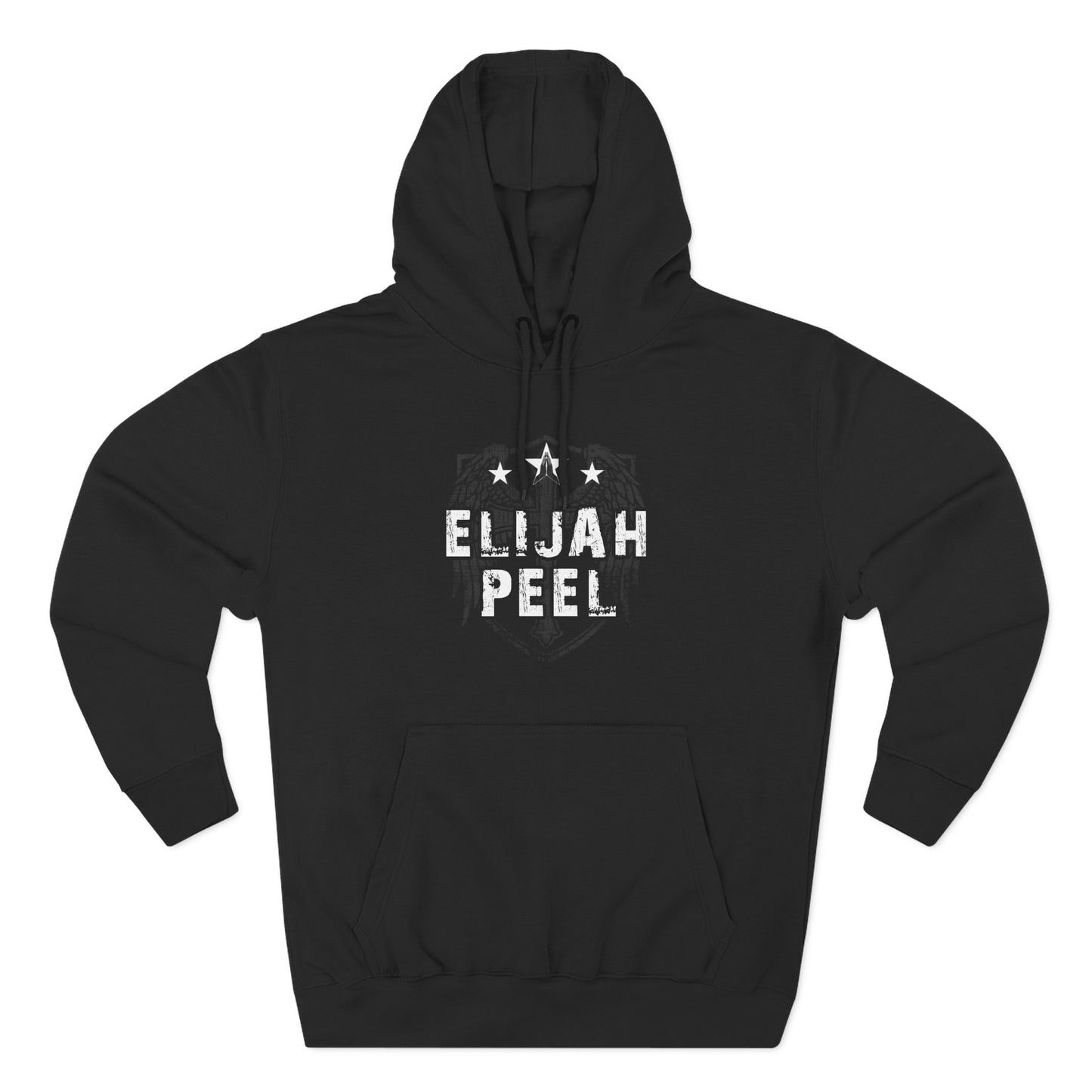 Elijah Peel Wings Hoodie — Vintage Sketch Rock Music Pullover