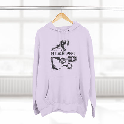 Elijah Peel Acoustic Guitar Hoodie — Vintage Musician Graphic Pullover