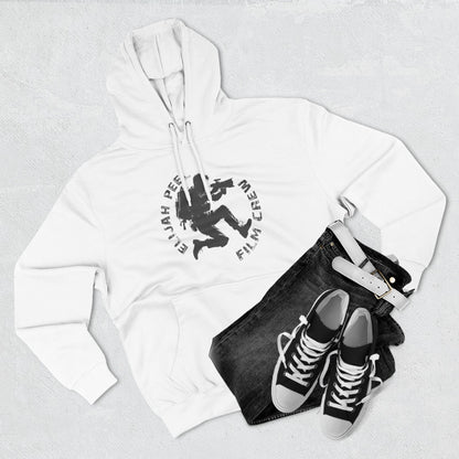 Elijah Peele Film Crew Hoodie — Vintage Camera Crew Logo Pullover