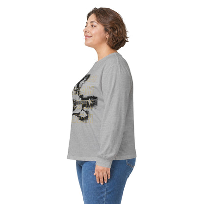 Long Sleeve Tee — Retro 'Elijah' Graphic with Guitar (In Concert Aug 14, 2025)