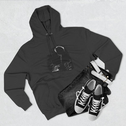 Elijah Peel Piano Silhouette Hoodie — Minimal Grunge Art Pullover