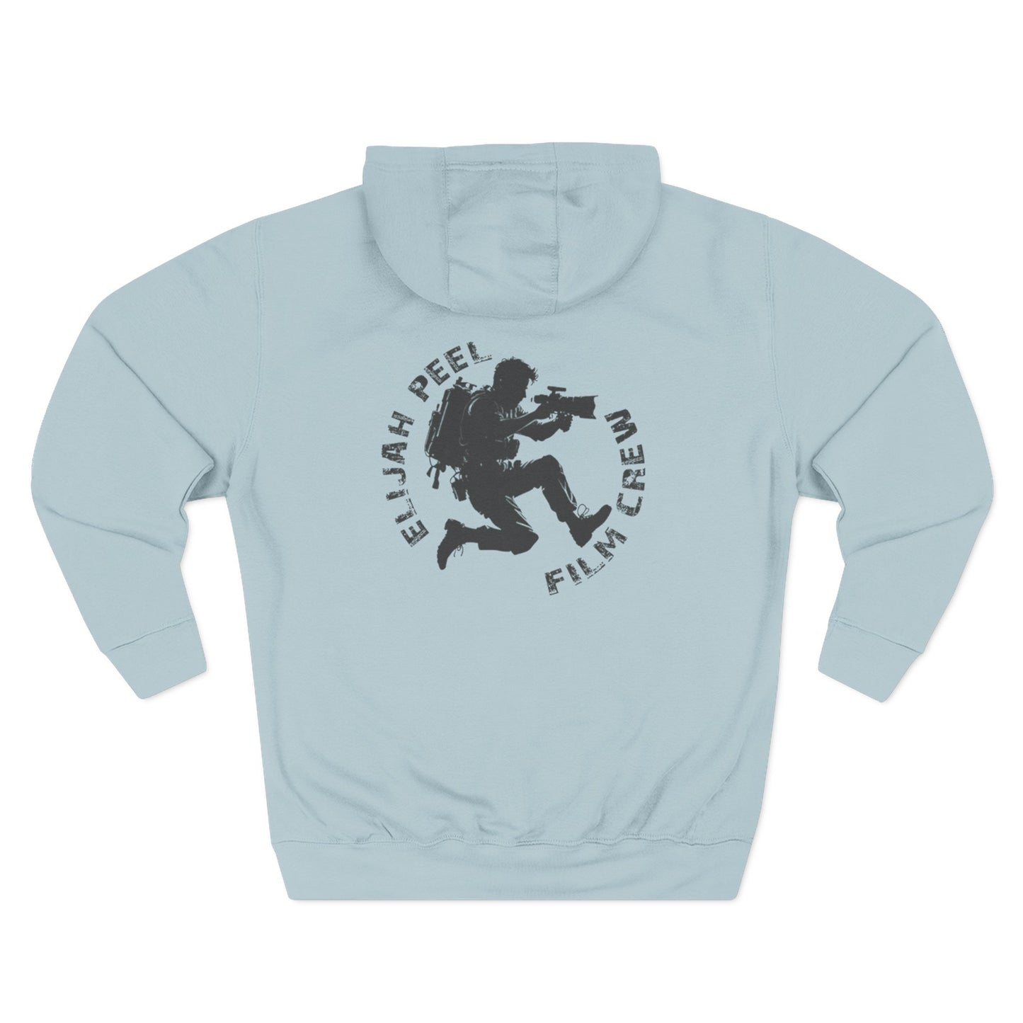 Film Crew Hoodie — "Elijah Peel" Camera Operator Graphic Fleece Hoodie