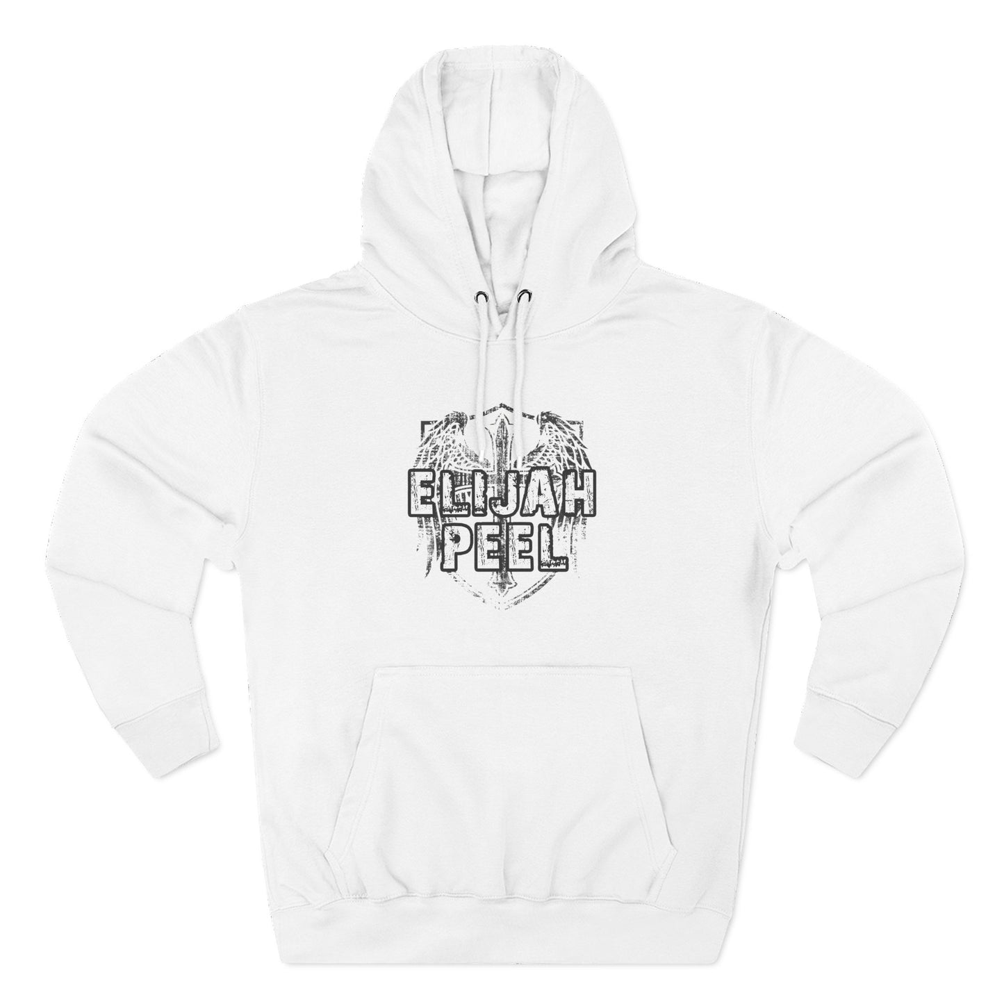Elijah Peel Wings Hoodie — Vintage Sketch Rock Music Pullover