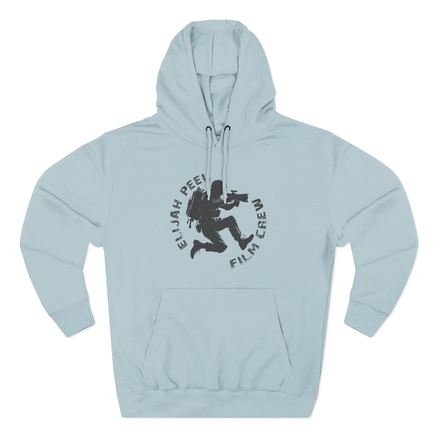 Elijah Peele Film Crew Hoodie — Vintage Camera Crew Logo Pullover