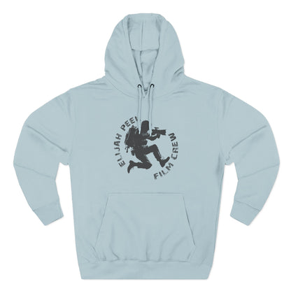 Elijah Peele Film Crew Hoodie — Vintage Camera Crew Logo Pullover