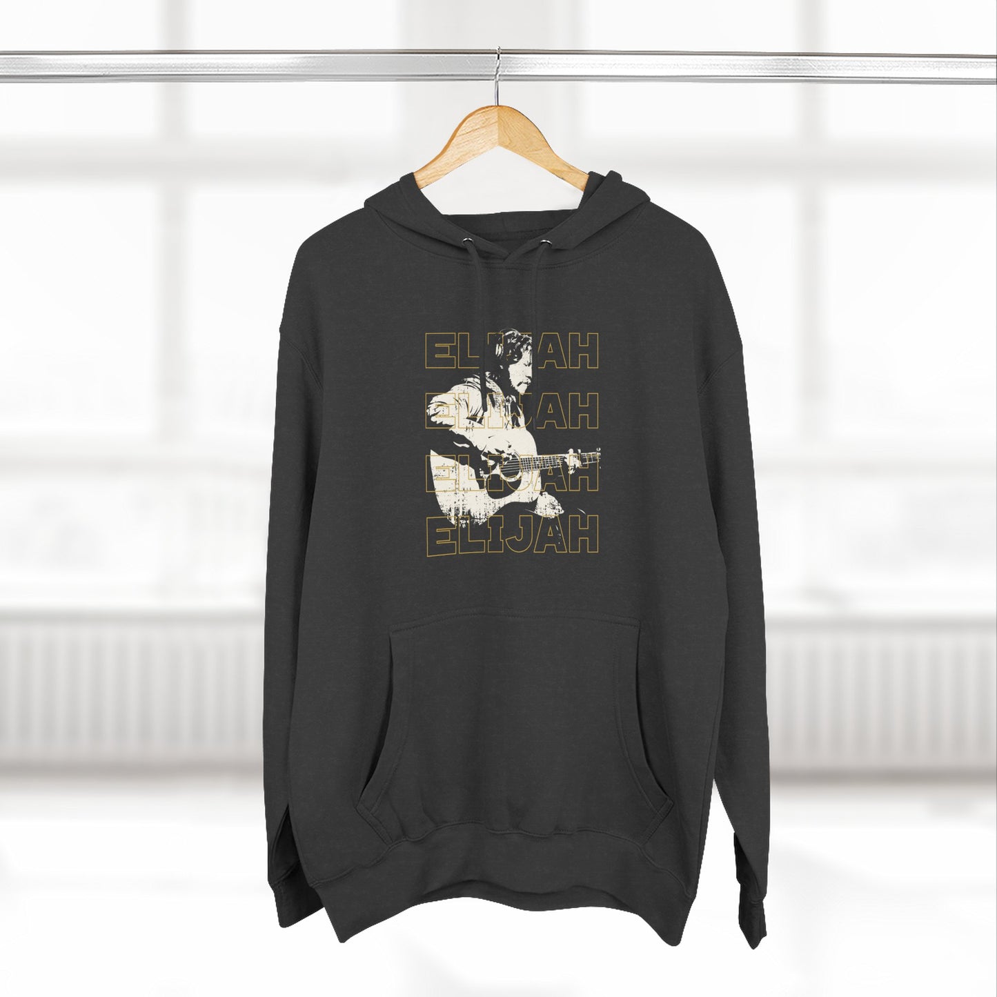 Elijah Guitar Hoodie — Vintage Acoustic Music Pullover