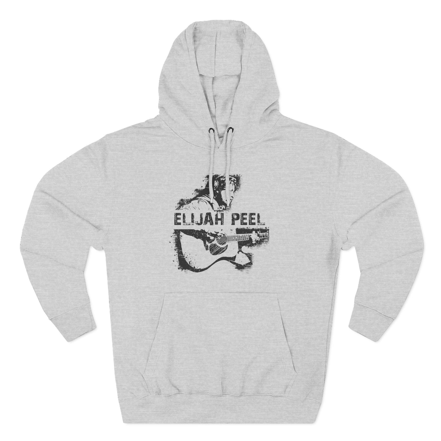 Elijah Peel Acoustic Guitar Hoodie — Vintage Musician Graphic Pullover