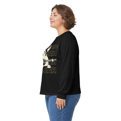 Long Sleeve Tee — Retro 'Elijah' Graphic with Guitar (In Concert Aug 14, 2025)