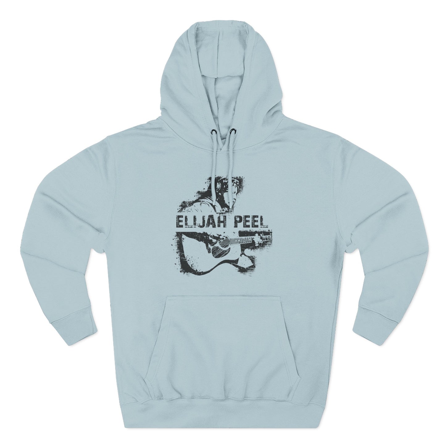 Elijah Peel Acoustic Guitar Hoodie — Vintage Musician Graphic Pullover