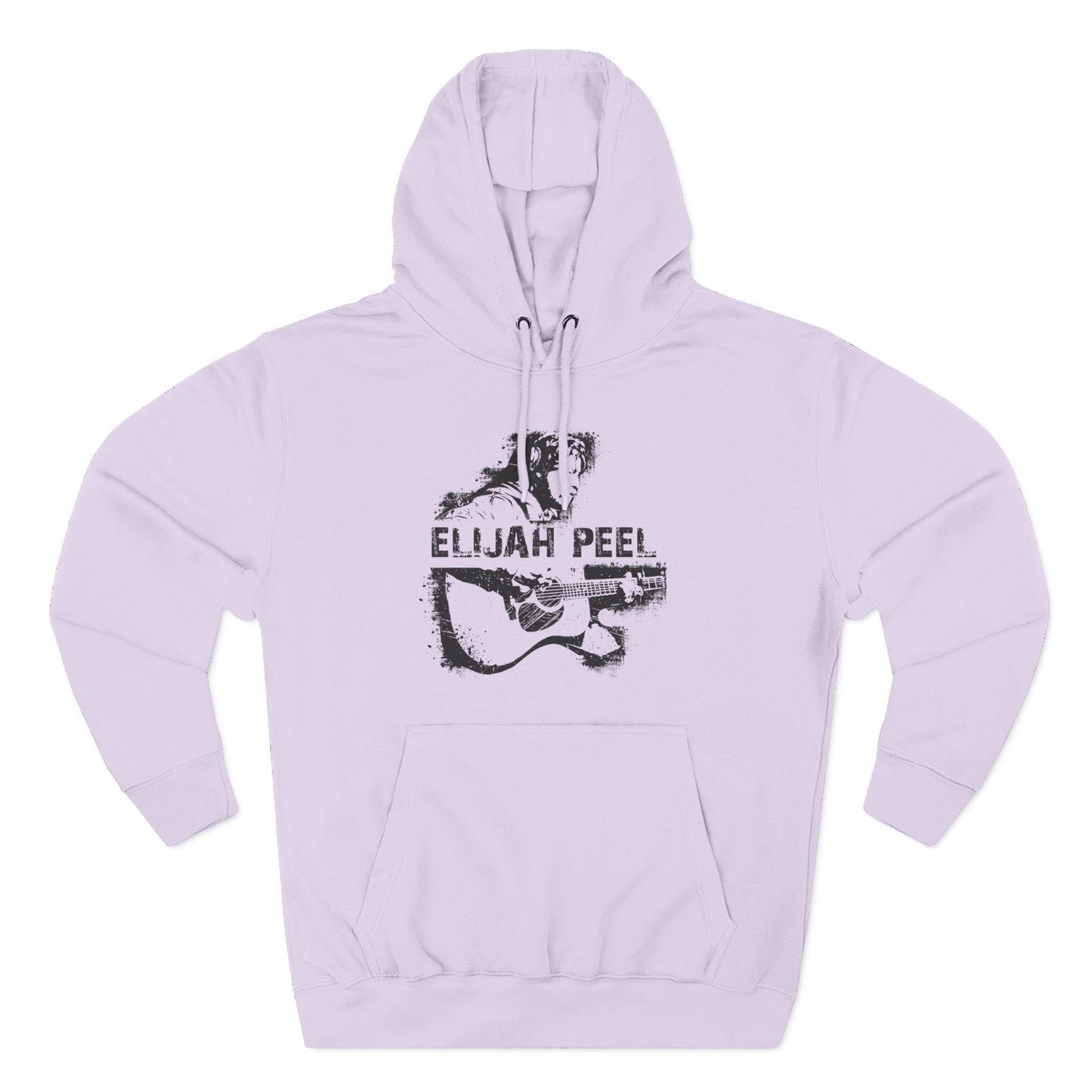 Elijah Peel Acoustic Guitar Hoodie — Vintage Musician Graphic Pullover