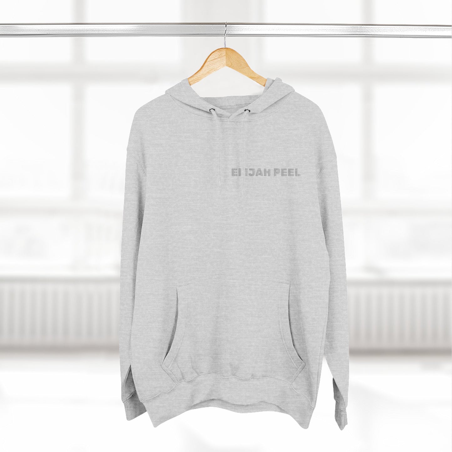 Film Crew Hoodie — "Elijah Peel" Camera Operator Graphic Fleece Hoodie