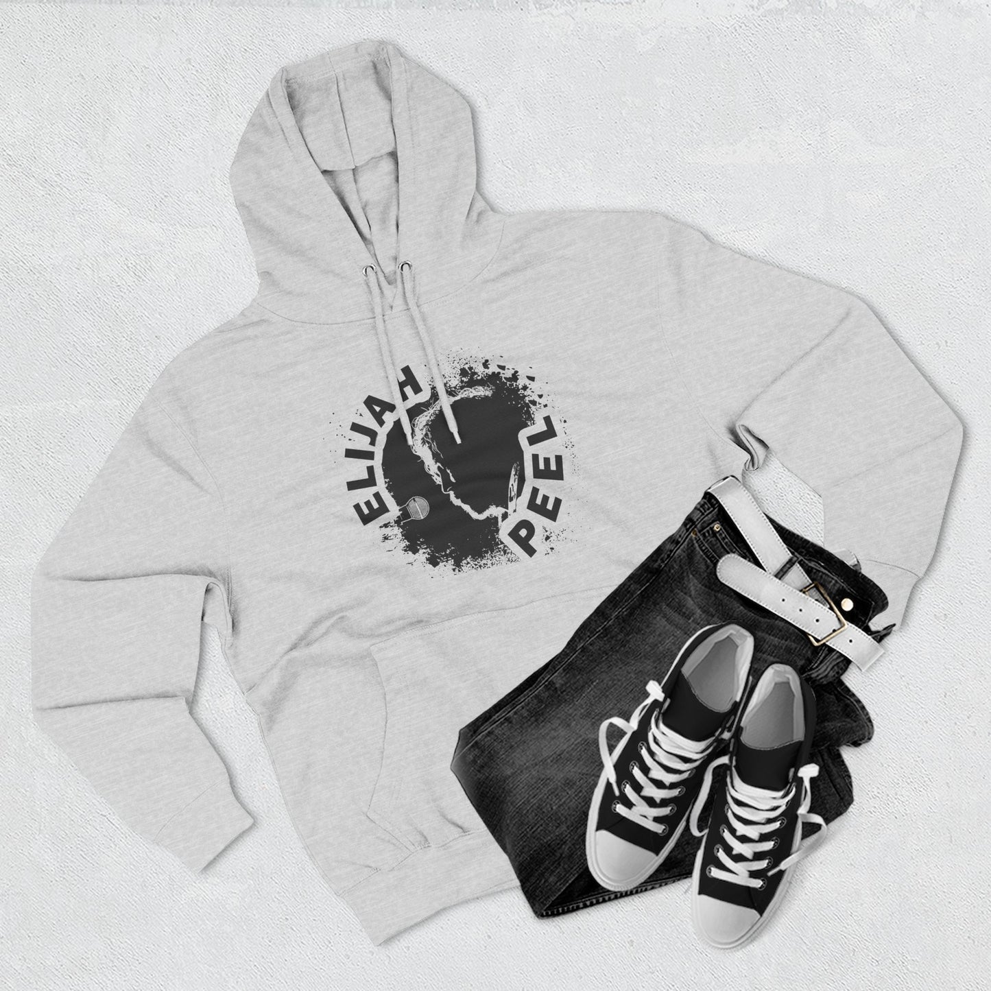Elijah Peel Distressed Logo Hoodie