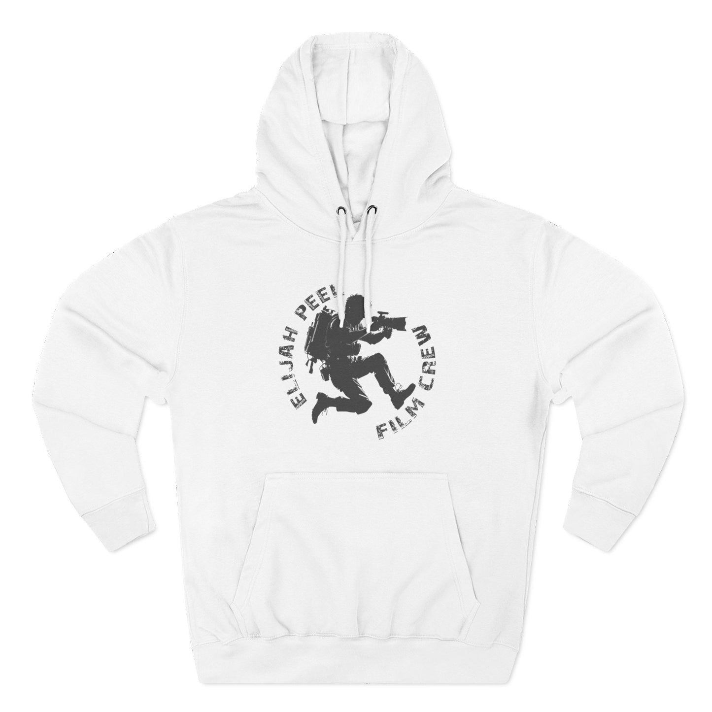 Elijah Peele Film Crew Hoodie — Vintage Camera Crew Logo Pullover