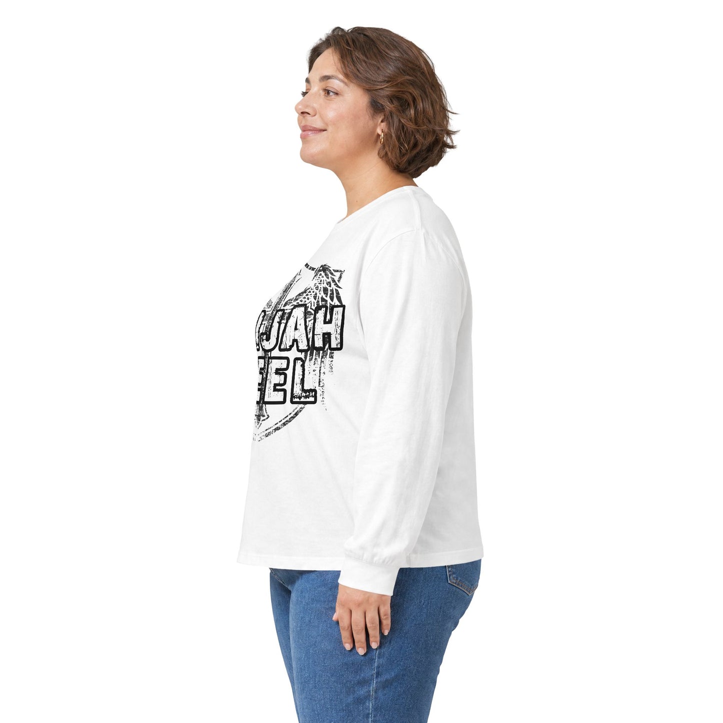 Elijah Peel Long Sleeve Tee — Vintage Shield Graphic Music Band Shirt