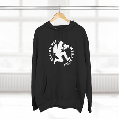 Elijah Peele Film Crew Hoodie — Vintage Camera Crew Logo Pullover