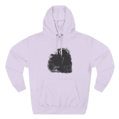 Elijah Peel Piano Silhouette Hoodie — Minimal Grunge Art Pullover