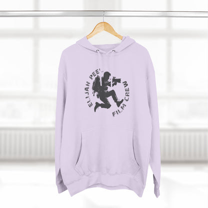 Elijah Peele Film Crew Hoodie — Vintage Camera Crew Logo Pullover