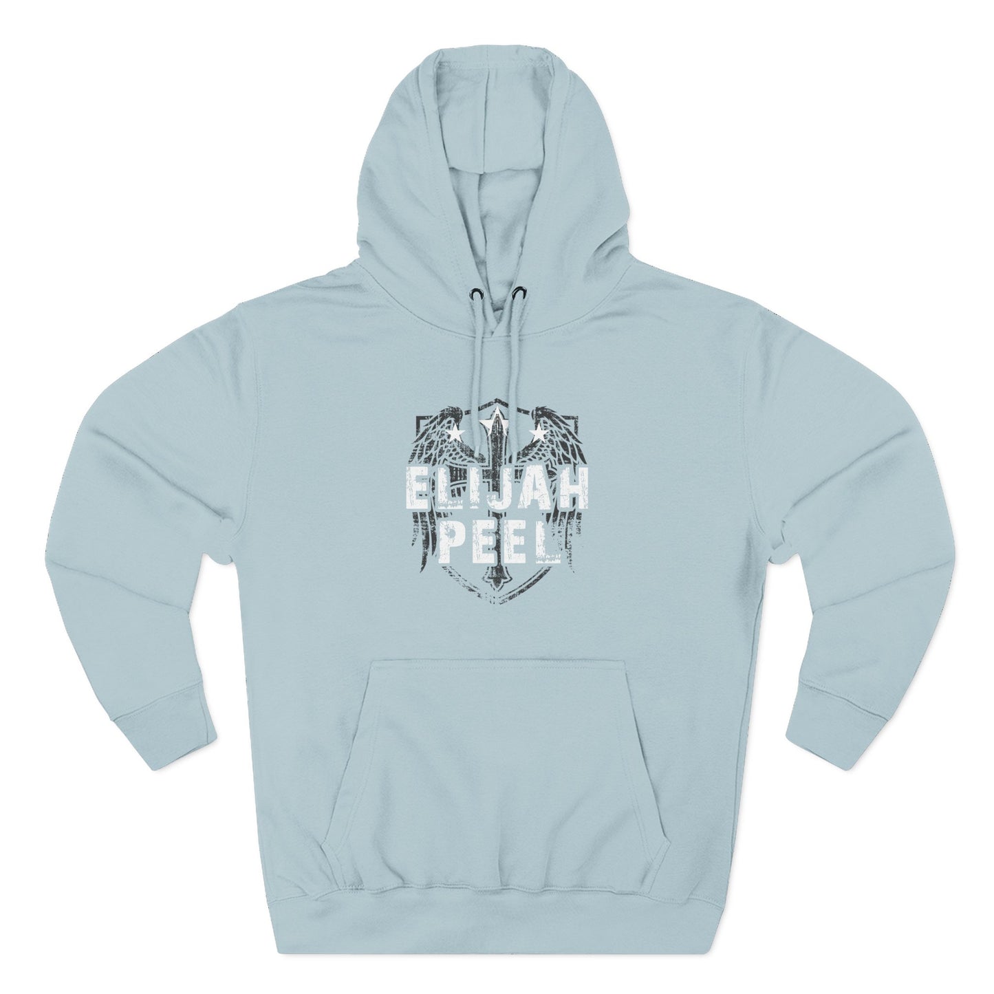 Elijah Peel Wings Hoodie — Vintage Sketch Rock Music Pullover