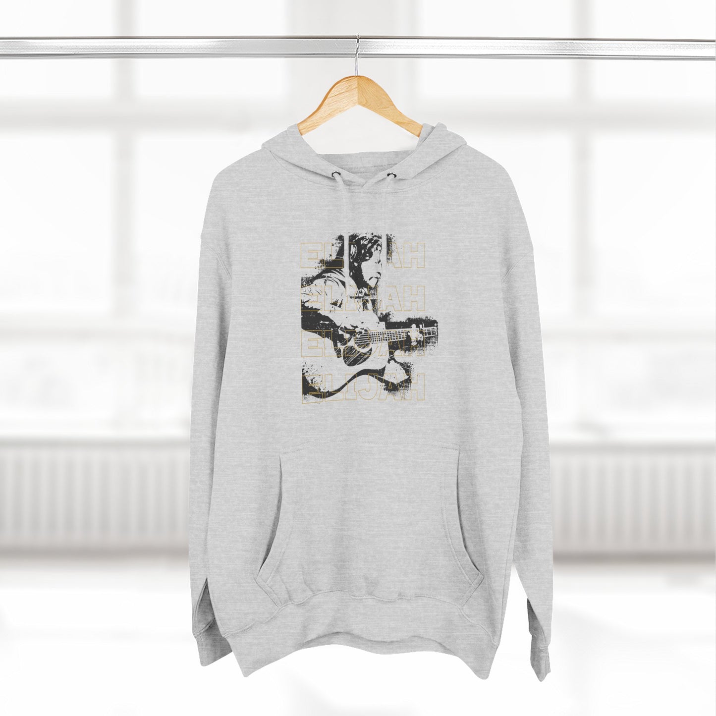 Elijah Guitar Hoodie — Vintage Acoustic Music Pullover