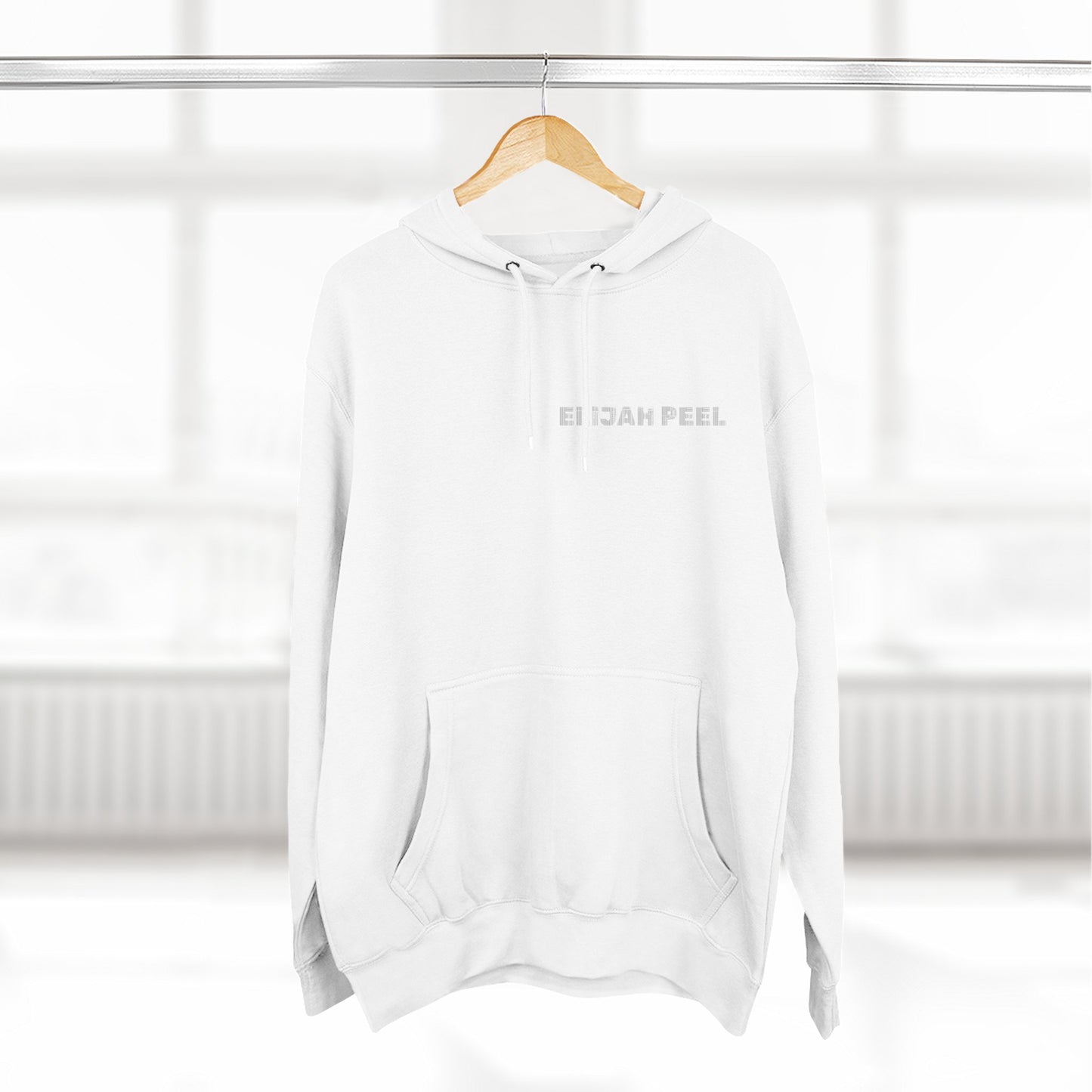 Film Crew Hoodie — "Elijah Peel" Camera Operator Graphic Fleece Hoodie