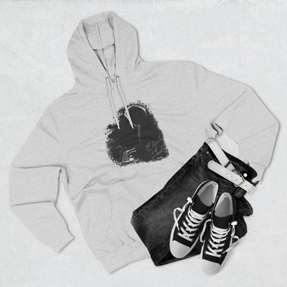 Elijah Peel Piano Silhouette Hoodie — Minimal Grunge Art Pullover