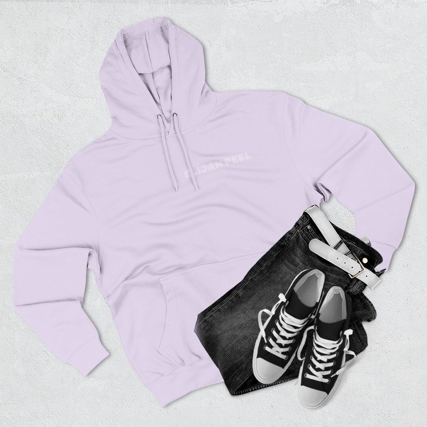 Elijah Peel Film Crew Hoodie — Three-Panel Fleece Crew Logo Hoodie