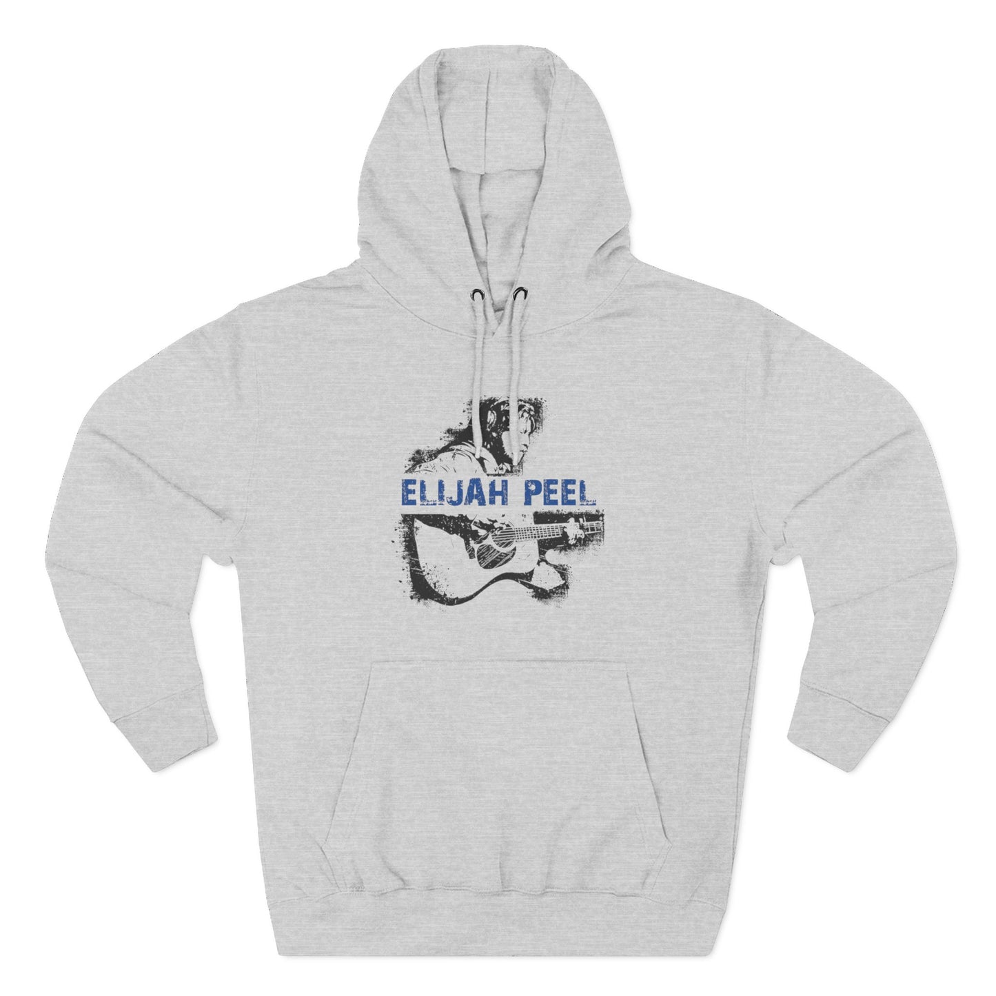 Elijah Peel Acoustic Guitar Hoodie — Vintage Musician Graphic Pullover