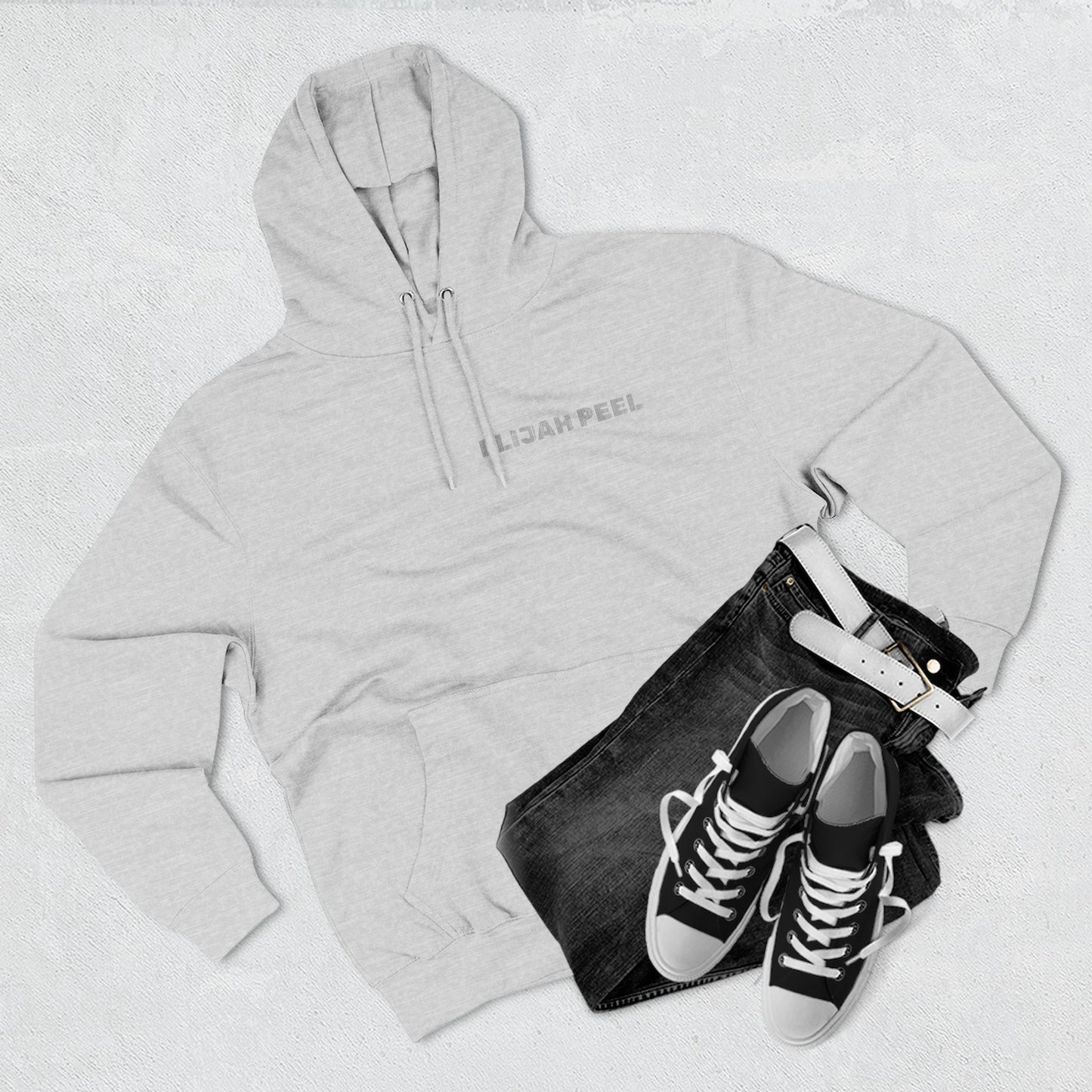 Film Crew Hoodie — "Elijah Peel" Camera Operator Graphic Fleece Hoodie