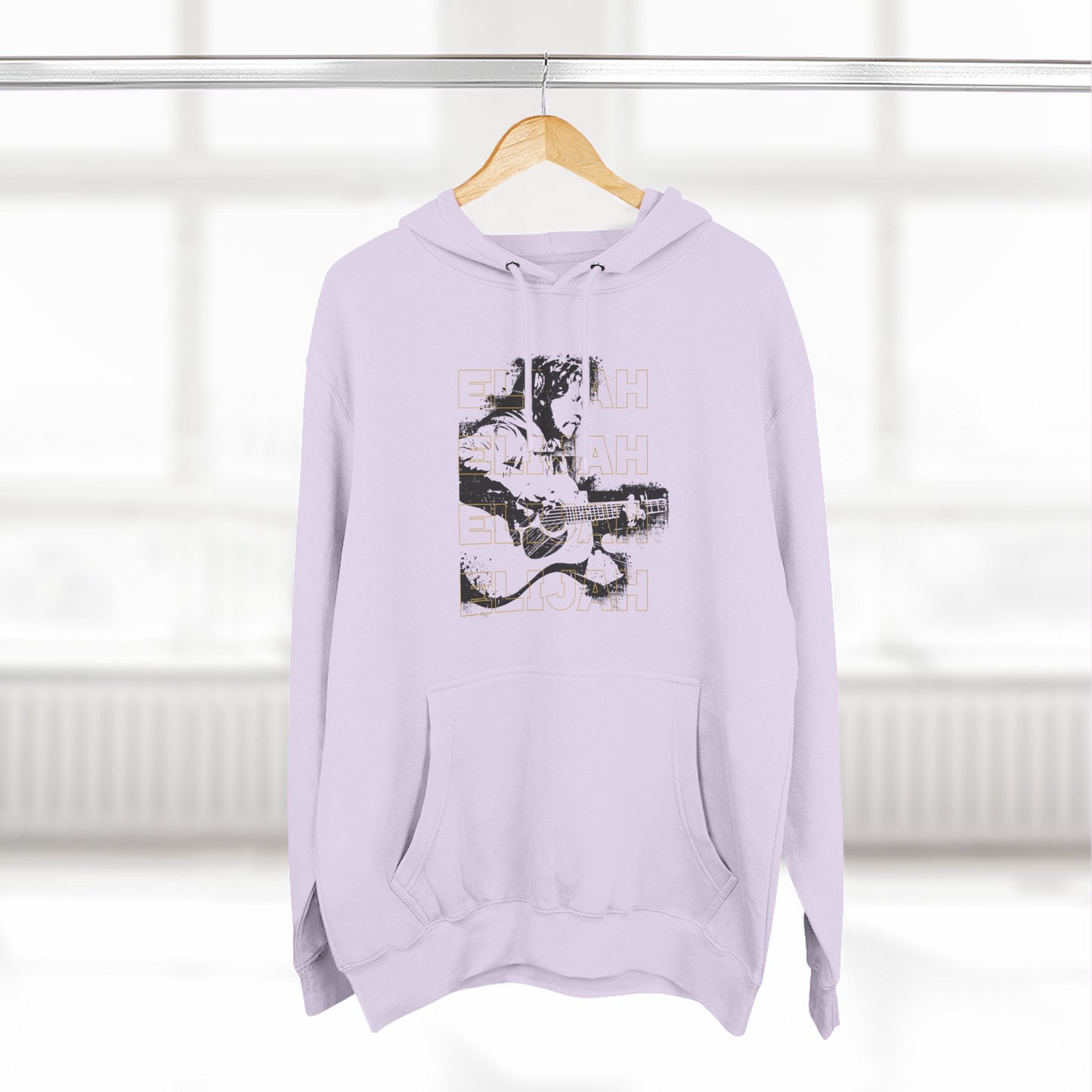 Elijah Guitar Hoodie — Vintage Acoustic Music Pullover