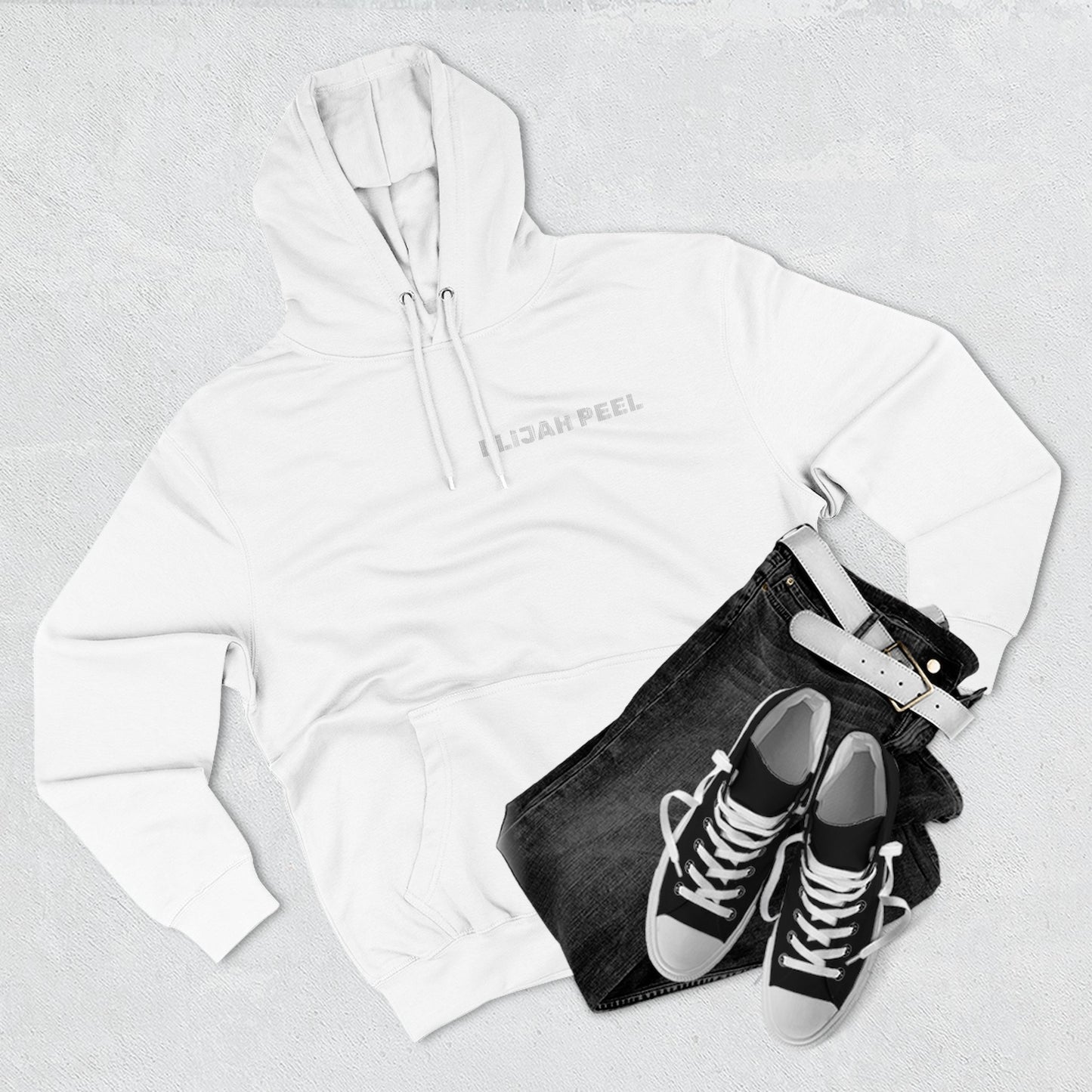 Film Crew Hoodie — "Elijah Peel" Camera Operator Graphic Fleece Hoodie