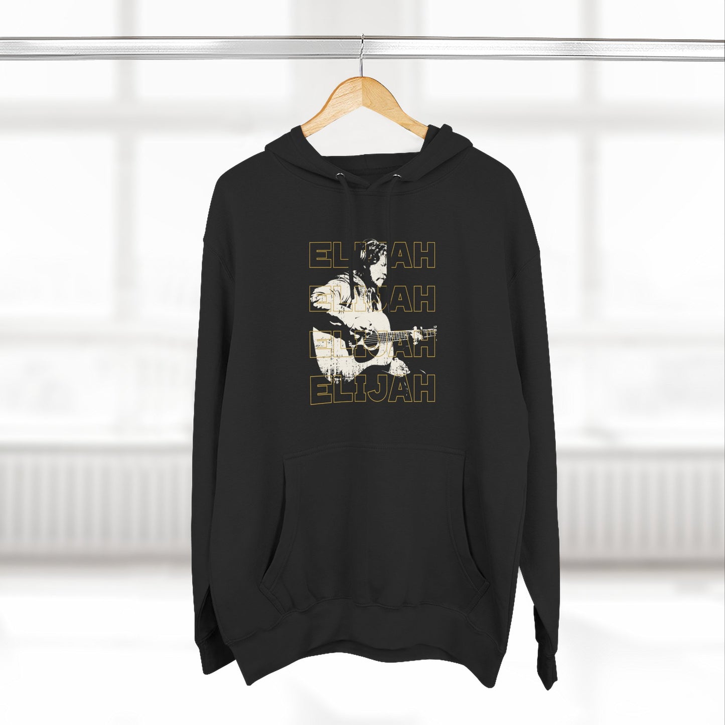Elijah Guitar Hoodie — Vintage Acoustic Music Pullover